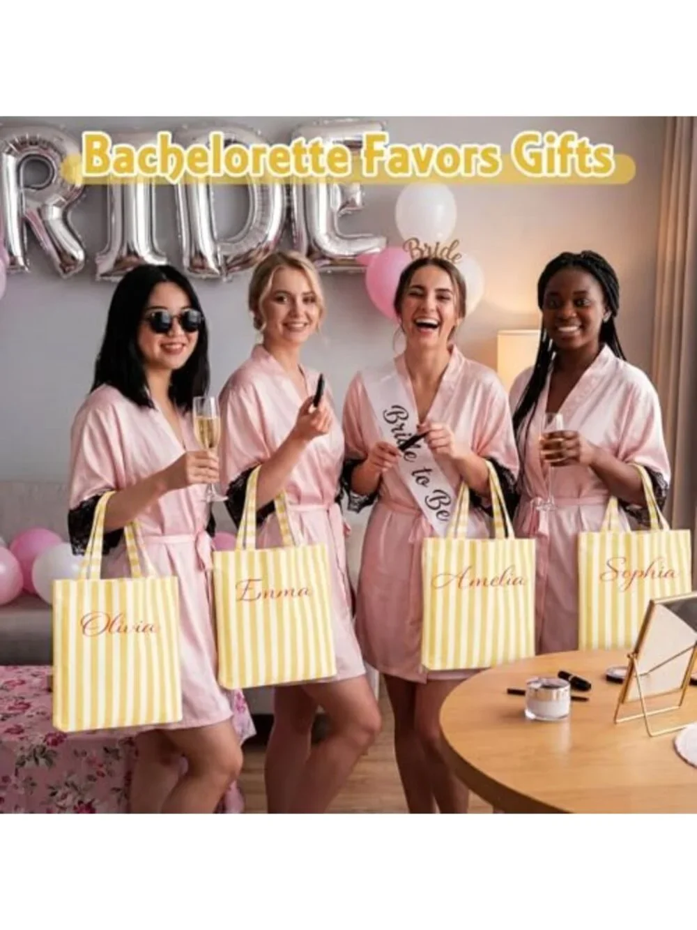 Stylish Striped Canvas Tote Bag for Women | Versatile, Lightweight, Perfect for